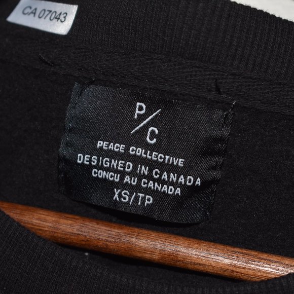Peace Collective Canadian Built Crew Neck Sweater XS / S EUC - Picture 12 of 12
